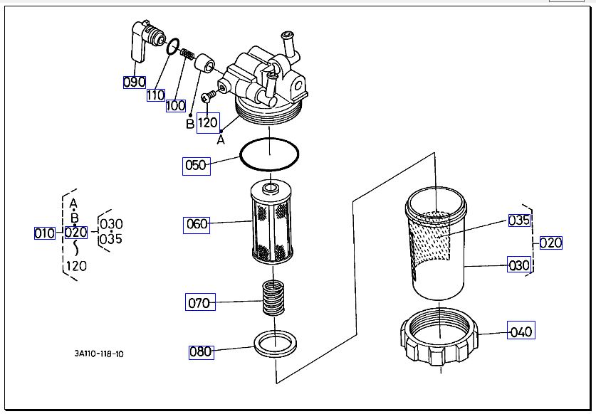 Của bộ tách ( những bộ phận cấu thành) ( cũ) 50001 đến 59842